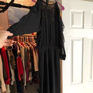 Zara black jump suit